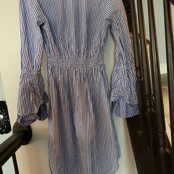 Striped V-Neck Dress - Picture 2 of 2